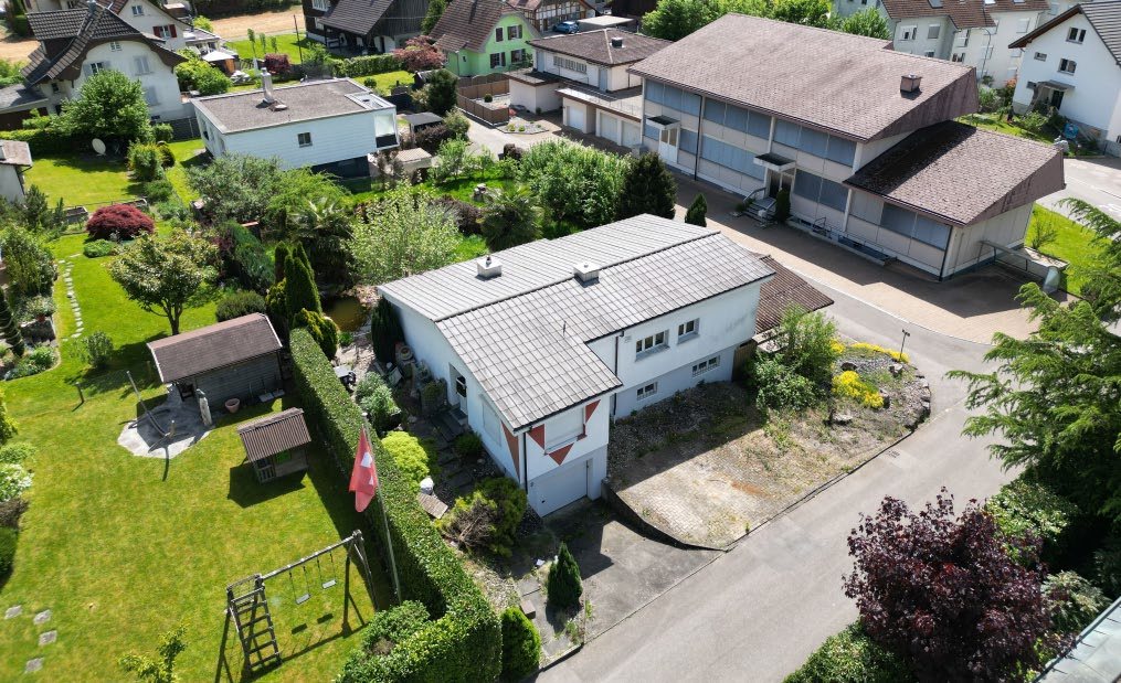 Das Quartier mit beiden Parzellen